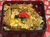 「本日のAランチは 玉子とじかつ丼です。」