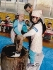 「ぺったんこ それ!ぺったんこ」
おもちをつきましたよ。「学校法人富山育英学園 入善幼稚園」