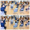 「ゆたかデイサービスです！本日のゆたか健康体操は健康運動指導士の川村先生のリラックス体操！」