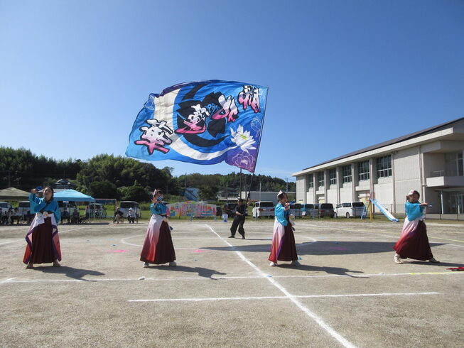 錦照会の皆さんの素敵な舞「秋の運動会!」