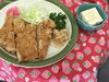 「本日のAランチは 山賊焼きです。」