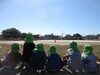 帰ってからは、小学校の運動会予行練習の応援♪「”麻生”を満喫♪」