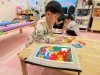 ブロックパズルで集中してます🆙✨「集中力と力加減の育て方✨【札幌市北区篠路　児童発達支援　放課後等デイサービス】」