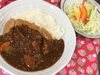 「本日のAランチは カツカレー です(^.^)」