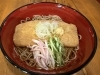 冷やきつね蕎麦「おでん🍢休止！蕎麦始めます！」