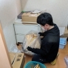 作業中「遠方のお宅でお片付け！」