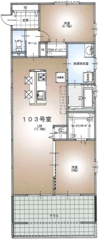 「新居浜市役所まで車で約2分。庄内町1丁目にオートロック付きデザイナーズアパートが入居者様募集中です。」