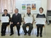 嵯峨座学長を囲んで、記念撮影