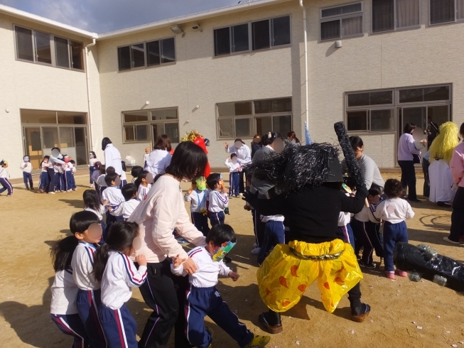 「2月6日（水）は”園庭開放”があります。」