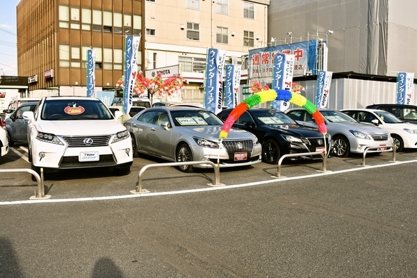 「茨城トヨタグループが力を集結！展示総合台数150台。」