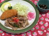 「本日のAランチは 焼肉です(^.^)」