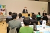 「子ども大学そうか」開講に当たって、<br>山路学長から挨拶をいただきました。