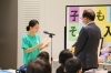 山路学長のあいさつの後は、入学生代表<br>によって誓いのことばが宣誓されました。