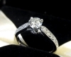 「PT950 D0.532ct(VVS1.Excellent.(H&C).Hカラー) 0.256ct ダイヤモンドリング 高価買取」