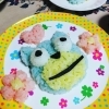 「キャラ弁と娘の登所(　＾▽＾)」