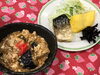 「本日のAランチは 麻婆豆腐.茄子 です。」