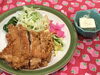 「本日のAランチは 山賊焼きです。」