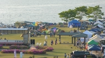 天王崎公園がテントとバイクでいっぱいになっちゃう？