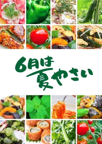 「6月のおススメは「夏野菜」！」