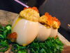 「うにon the 煮卵」