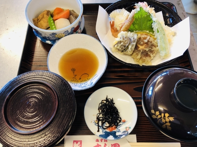 「天ぷら定食(^^)」