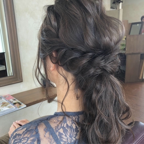 「ゆるめのヘアアレンジ✨」