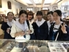 「小樽のオルゴール体験学習を楽しんでま～す♡大阪大谷高校」