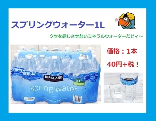 「「スプリングウォーター1L」﻿ が、再入荷したビィ～✨」