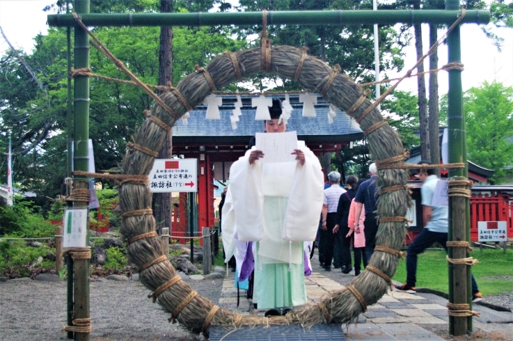 「夏越の祓 【6月の大祓式】『延喜式内名神大社　生島足島神社』のUCV放送のご案内」