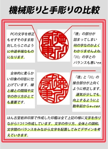 「実印購入は最短翌日お渡しの一級技能士のお店」