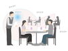 騒がしい店内で家族の会話を聞き取る場面のイメージ「リサウンド新補聴器「サビー」登場！ミドルクラスの新定番？Auracast™対応！」