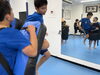 飛び技！カッコイイですね😎「7/2(火)の稽古風景≪ 明石/空手/スポーツ/運動/幼児/小学生/お稽古/習い事≫　」