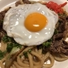 鉄板牛すき焼きうどん
