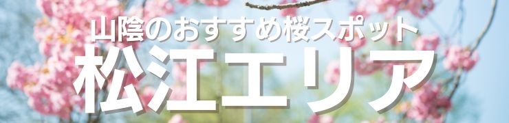 「お花見するなら！　山陰の“桜”特集」松江エリアのおすすめスポット
