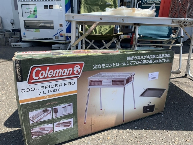 人気のコールマン！「キャンプやBBQ用品多数入荷してます‼︎」