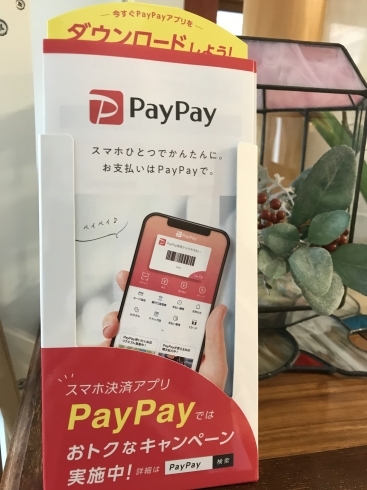 「PayPayお使い頂けます」