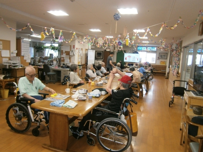 「お盆の連休の始まり　　交野市　デイサービス　老人ホーム　小林診療所」