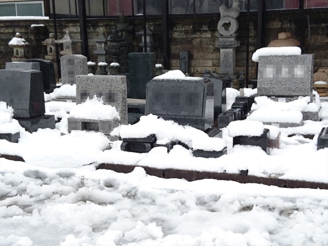 雪のお墓で気を付けること「雪のお墓で気を付けること」