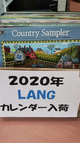 「2020年LANGカレンダー入荷」