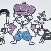 草むしりを手伝ってくれた仲間が描いた国王の似顔絵「仲間と一緒に草むしり！　コーヒーの苗木から広がるコミュニティ」