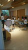 「音楽会の練習中　　16日は園庭開放の日です。」