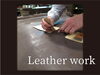「Leatherworkの本革メガネケースあります」