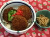 「本日のAランチは タレかつ丼です。」