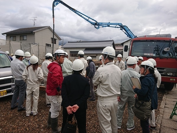 「高校生を対象とした現場見学会を実施しました。」