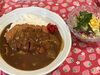 「本日のAランチは チキンカツカレーです。」