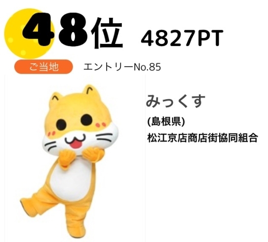 「祝みっくす４８位‼︎」