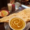 おかわり出来るナンと本格インドカレー☆