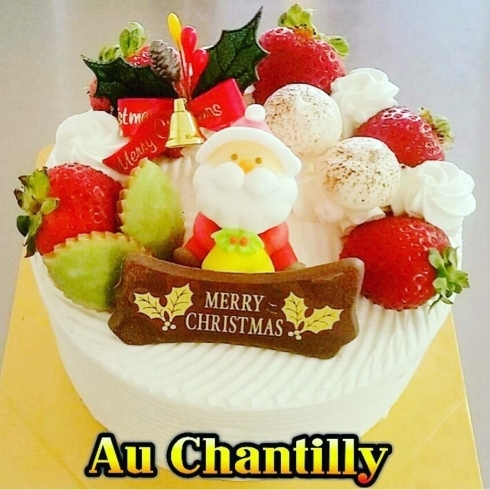 生クリームのクリスマスケーキ「今年のクリスマスケーキ☆」