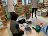 サンプルを見ながらの打ち合わせ「佐田町のリフォーム工事　No.3」