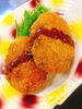 「11月18日ランチメインのご案内  肉じゃがコロッケ」